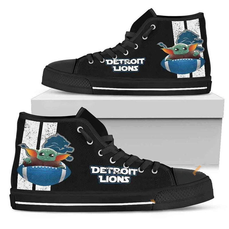 Detroit Lions High Top Shoes