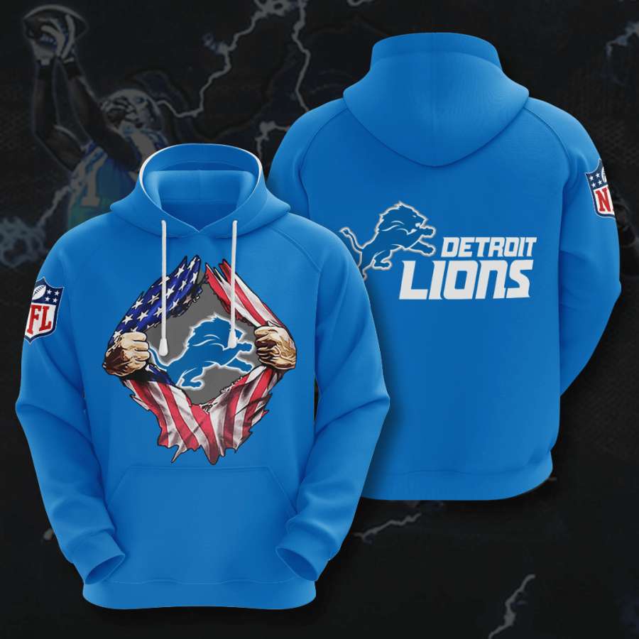 Detroit Lions Custom Hoodie 3D