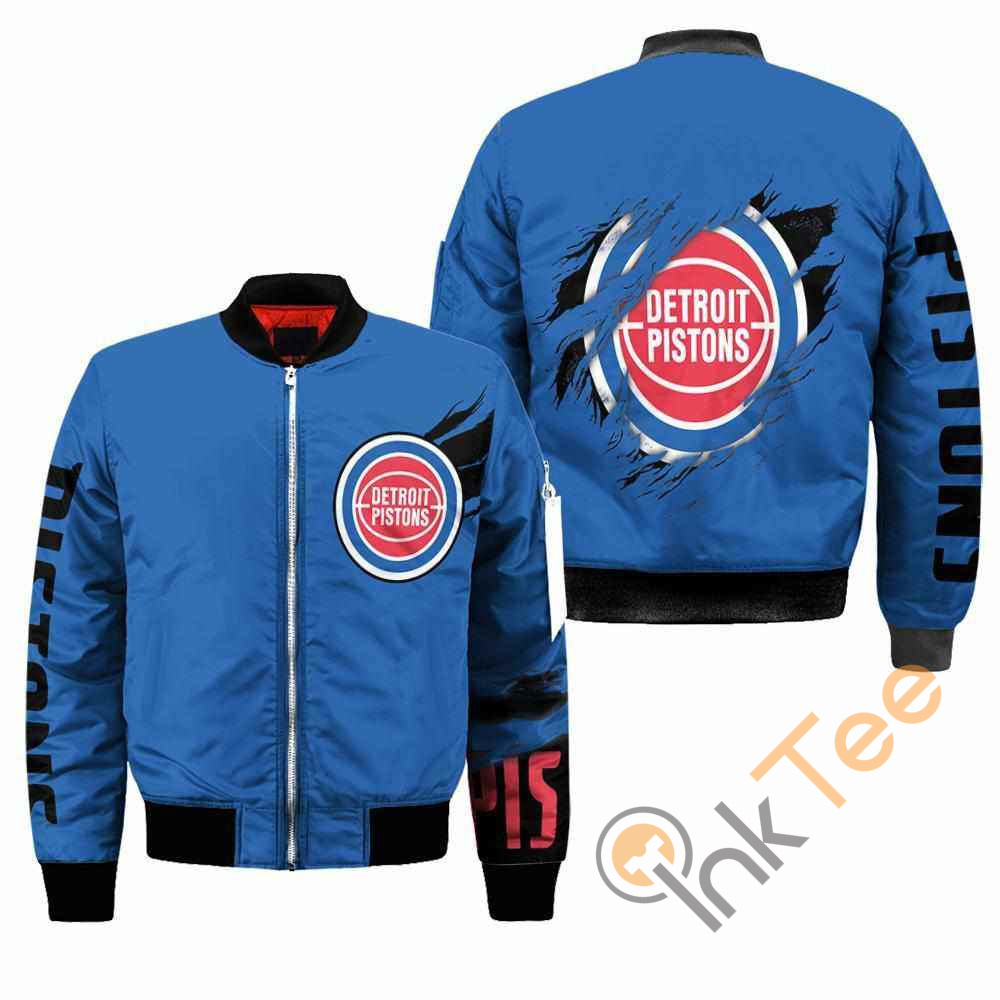 Detroit Pistons NBA Apparel Best Christmas Gift For Fans Bomber Jacket