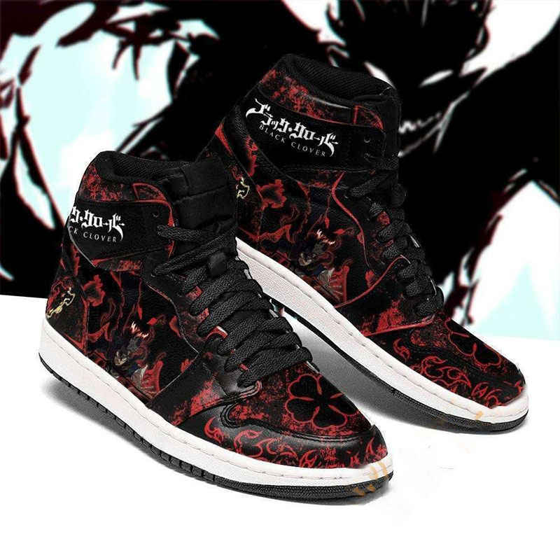 Devil Black Asta Black Clover Air Jordan Shoes