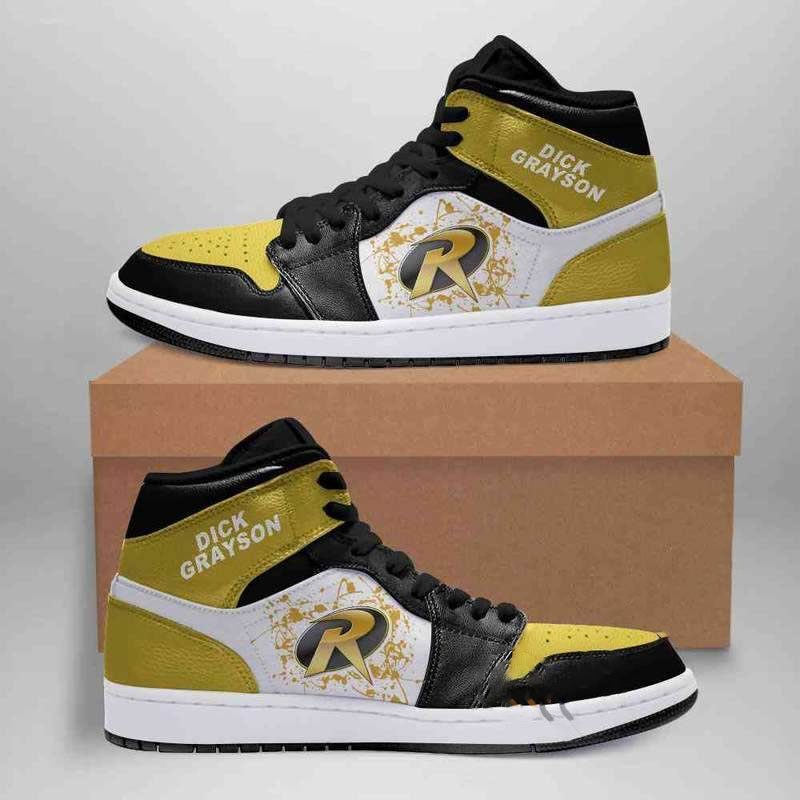 Dick Grayson Dc Comics Custom Air Jordan Shoes