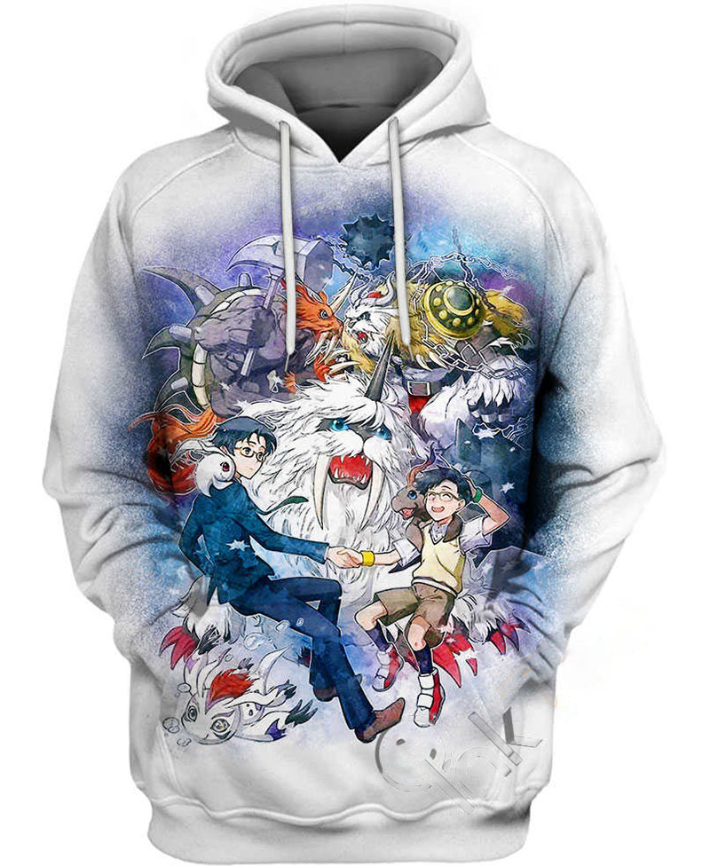Digimon Honesty Team Hoodie 3D