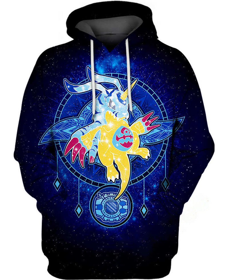 Digimon Starry Sky Hoodie 3D