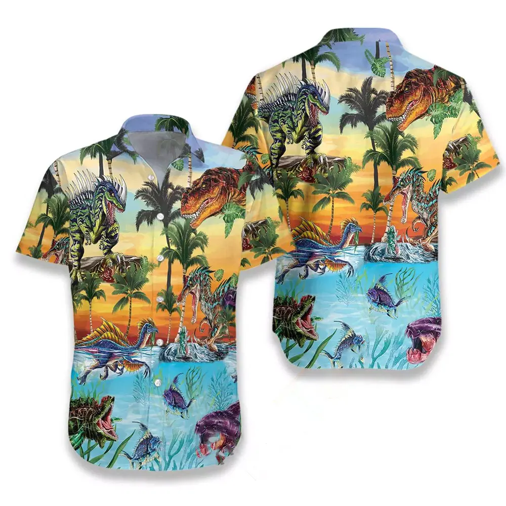 Dinosaur Hawaiian shirts