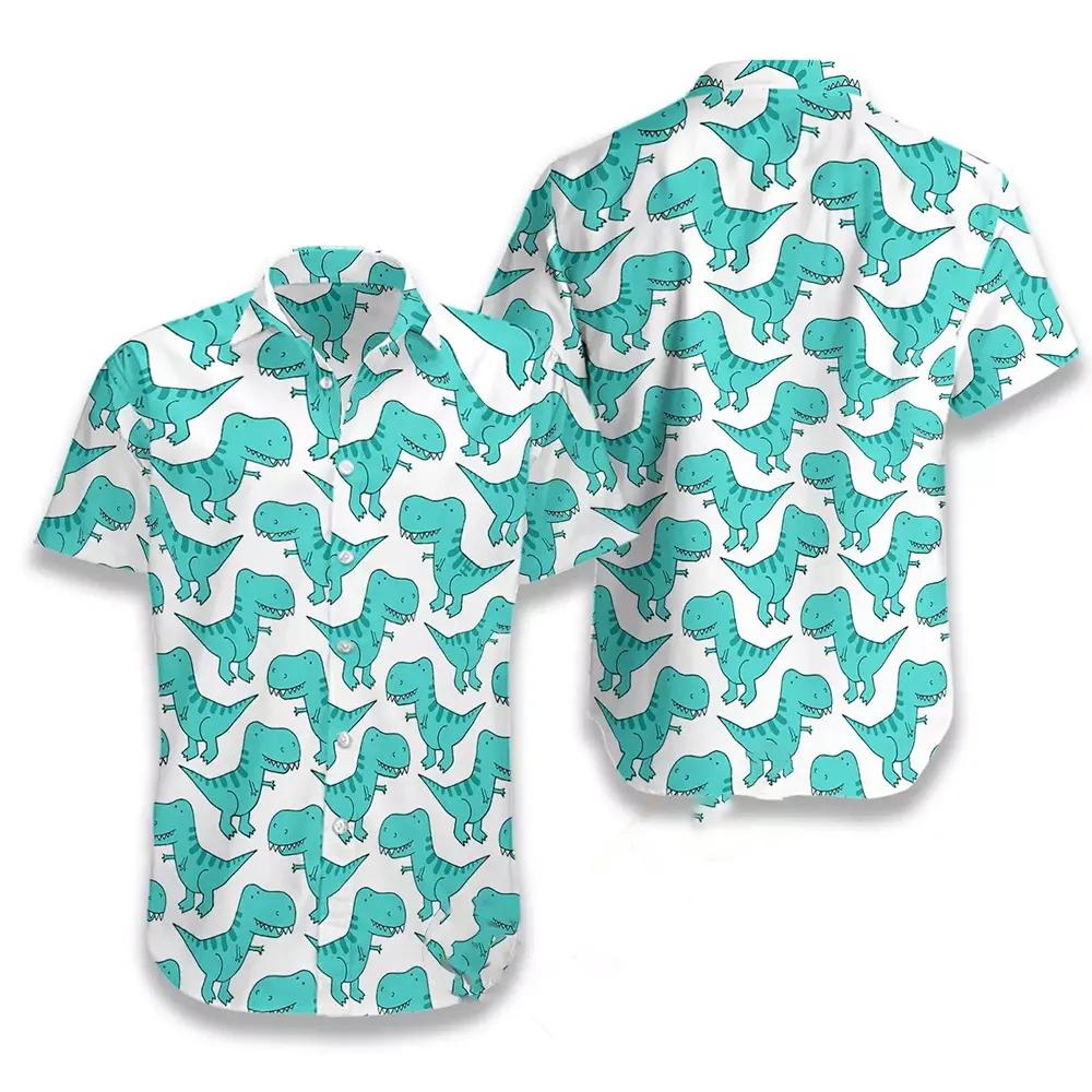 Dinosaur Pattern Hawaiian shirts