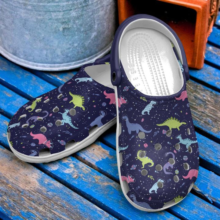 Dinosaur Space Crocs Clog Shoes