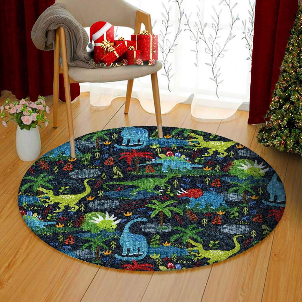 Dinosaurs Limited Edition Round Rug