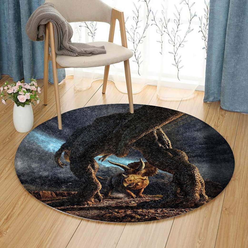 Dinosaurs Limited Edition Round Rug