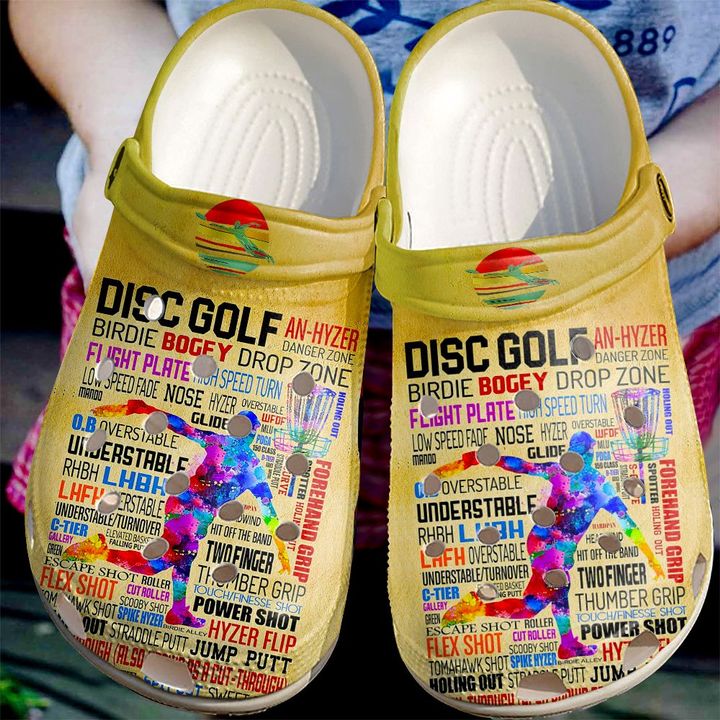 Disc Golf Gamer Crocs Clog Shoes