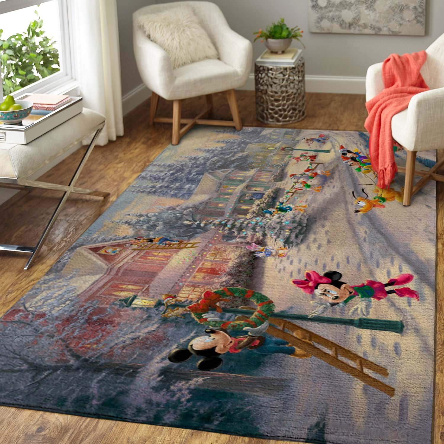 Disney Characters Mickey’s Victorian Christmas Area Limited Edition Rug