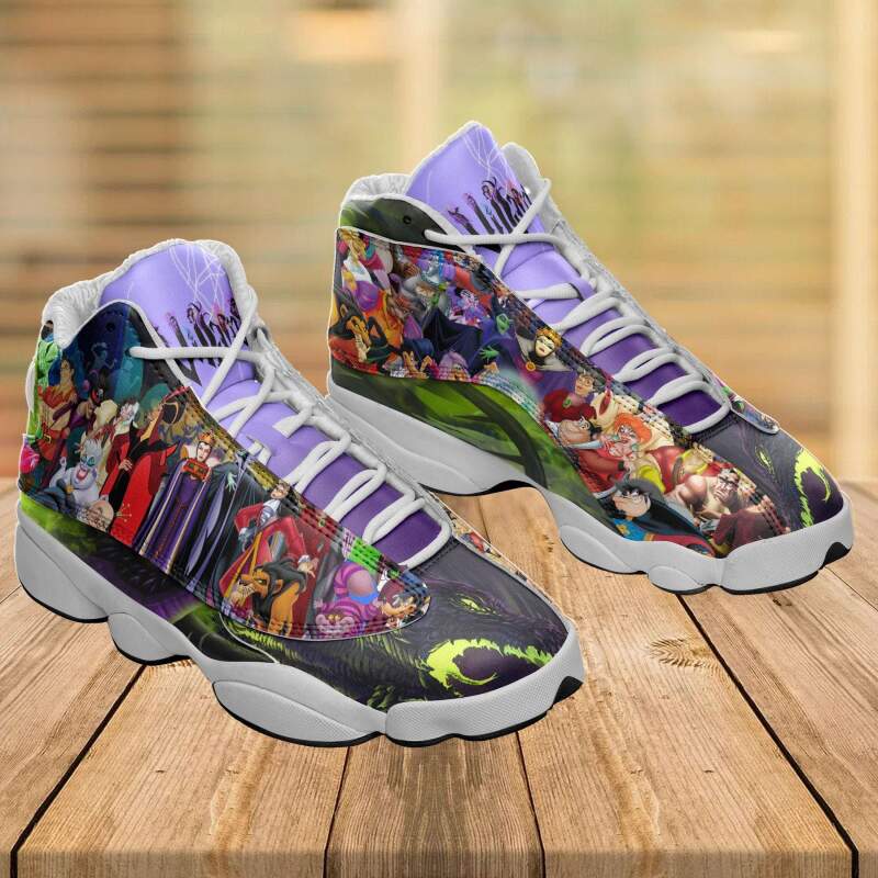 Disney Villains Maleficent Ursula Jafar Cruella De Vil Air Jordan Shoes
