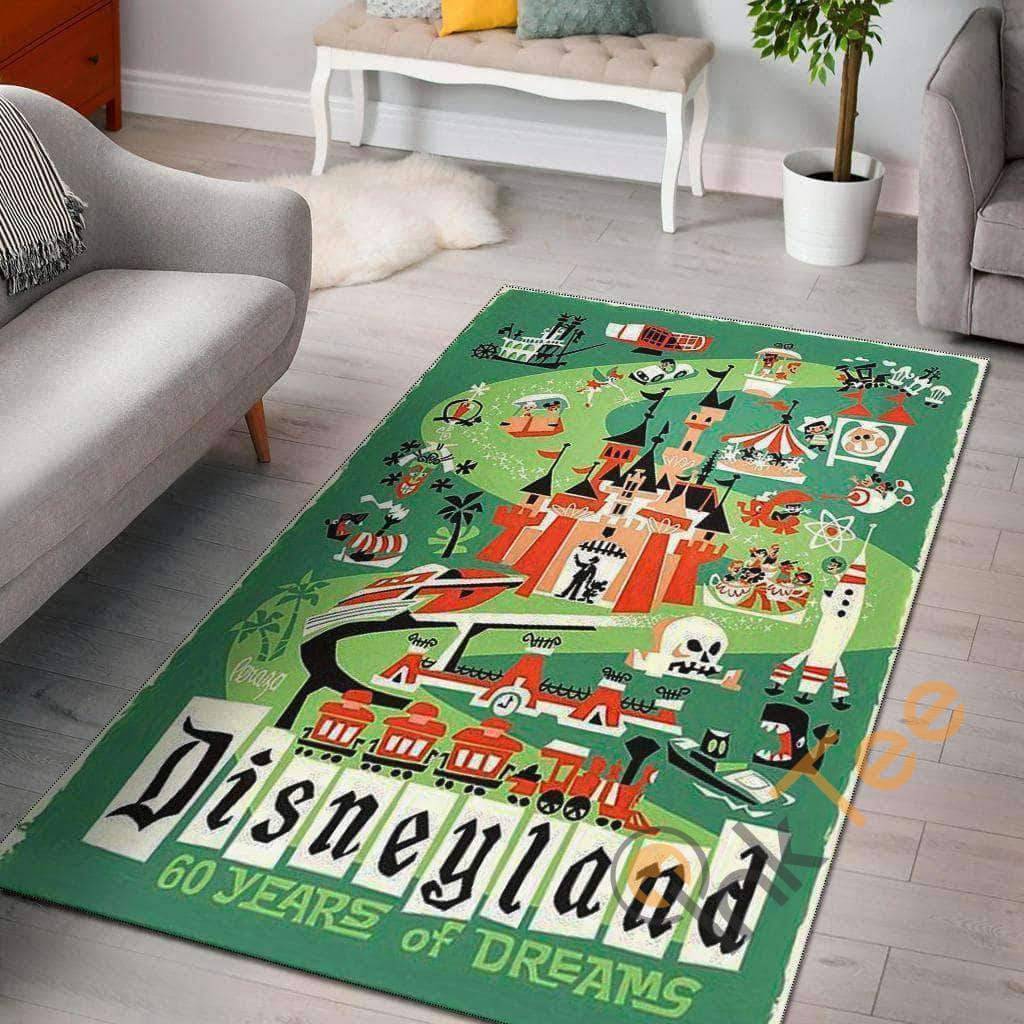 Disneyland Park Picnic Doormat Bedroom Gift For Disney Lover Rug