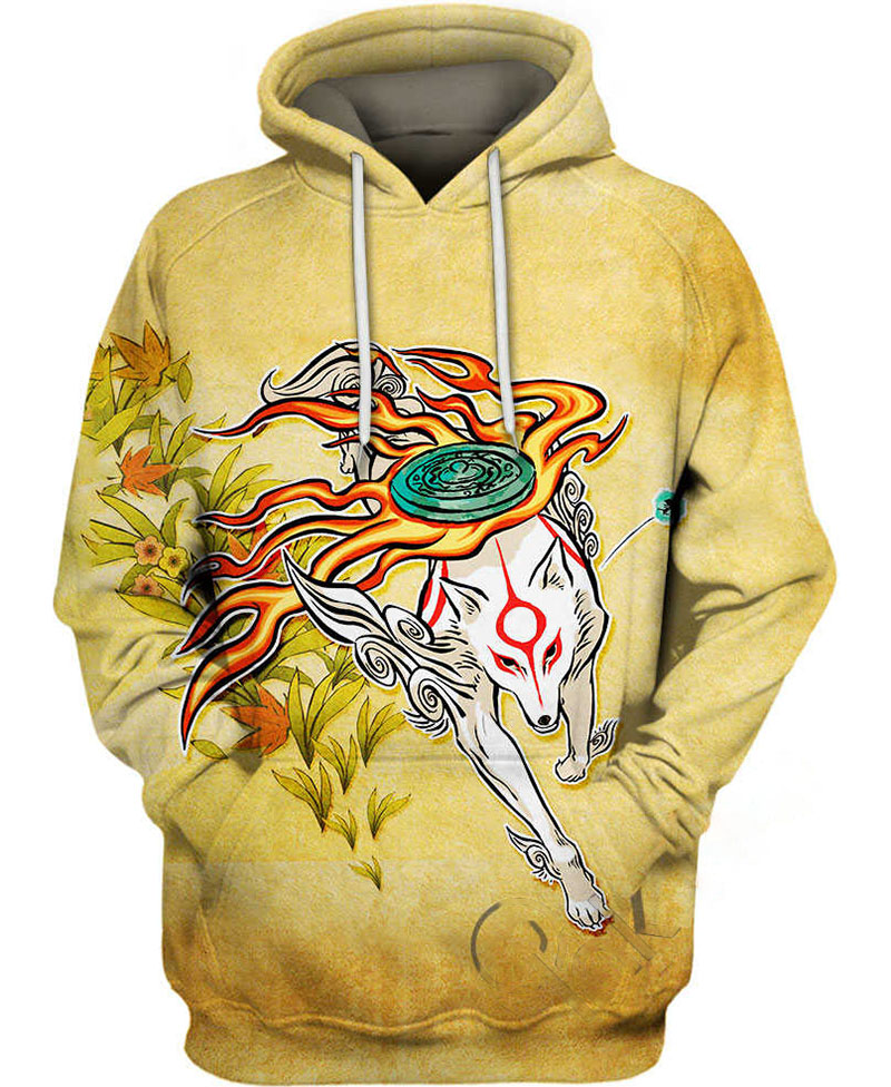 Divine Retribution Okami Hoodie 3D