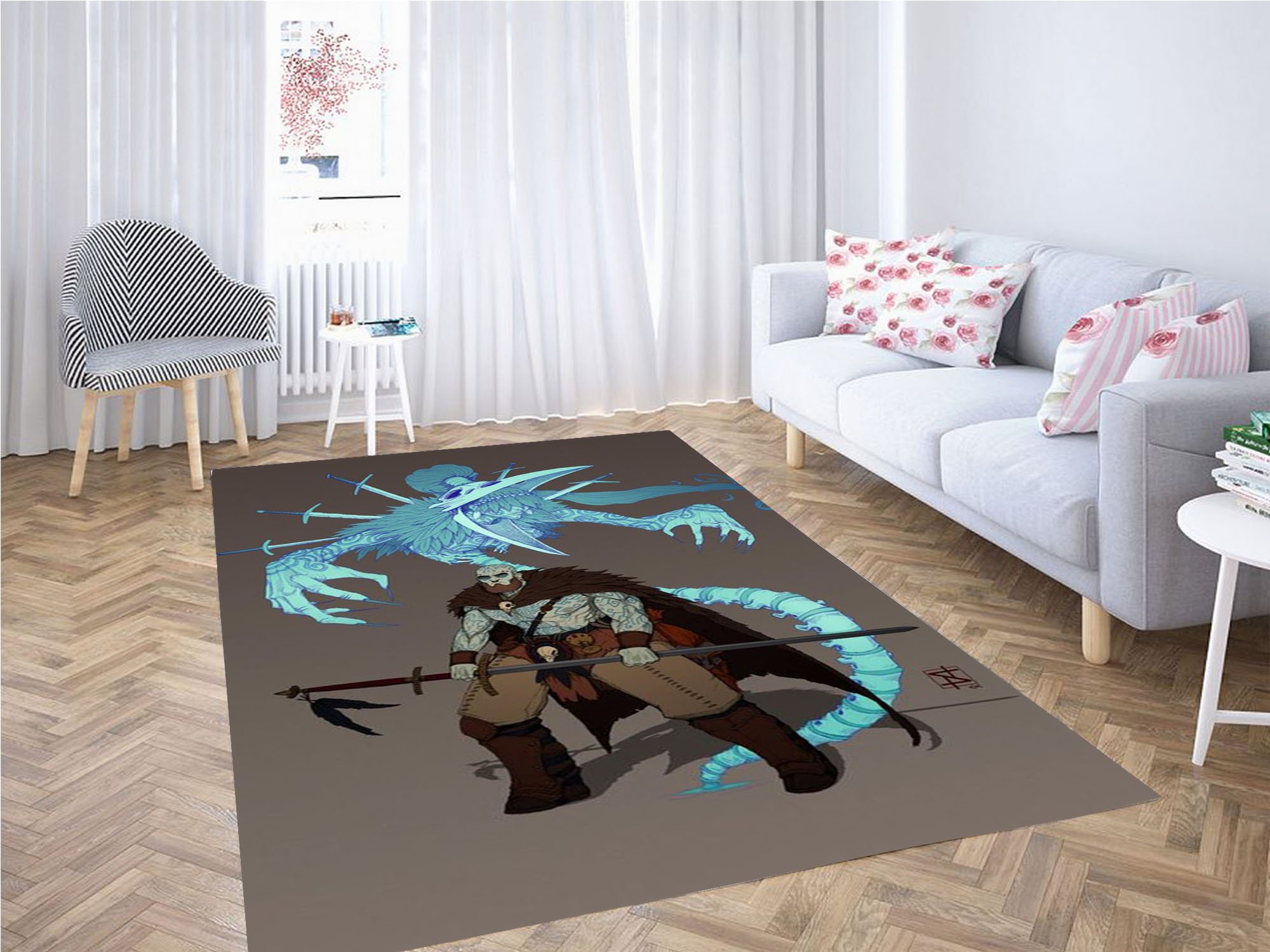 Dnd Ancestral Barbarian Carpet Rug