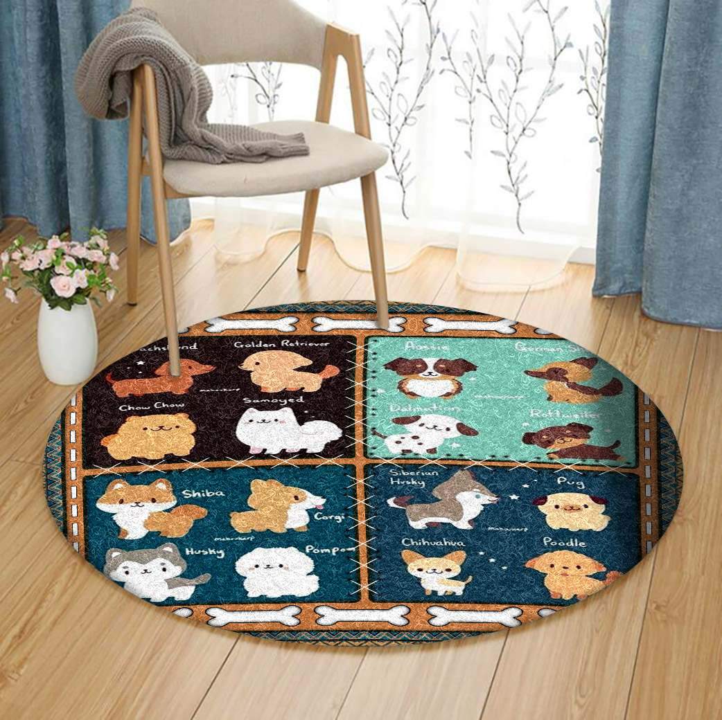 Dog Limited Edition Round Rug