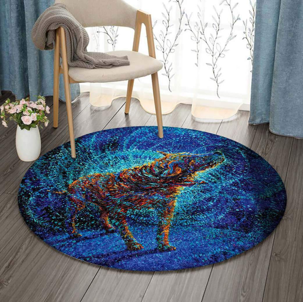 Dog Limited Edition Round Rug