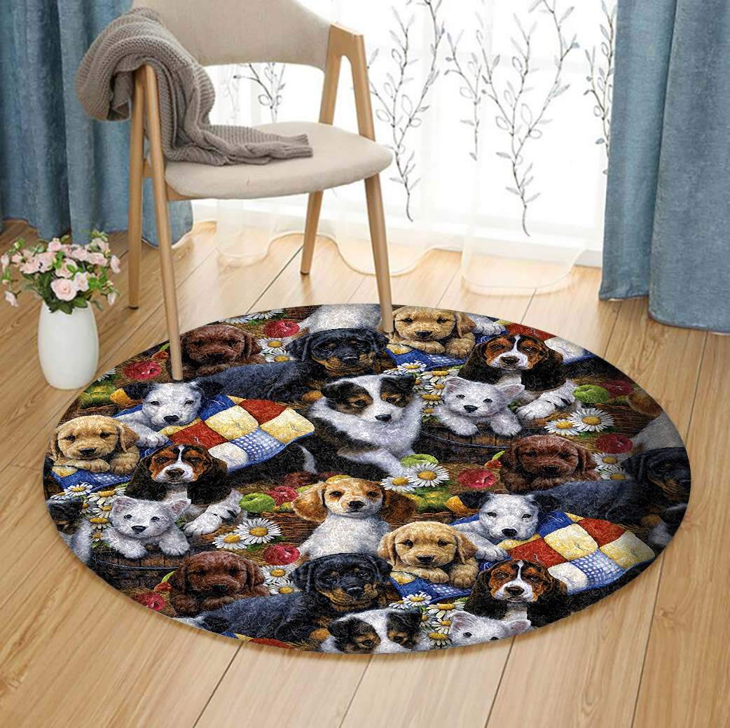 Dog Limited Edition Round Rug