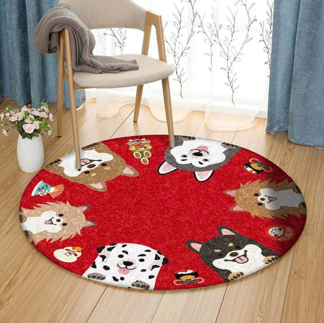 Dog Limited Edition Round Rug