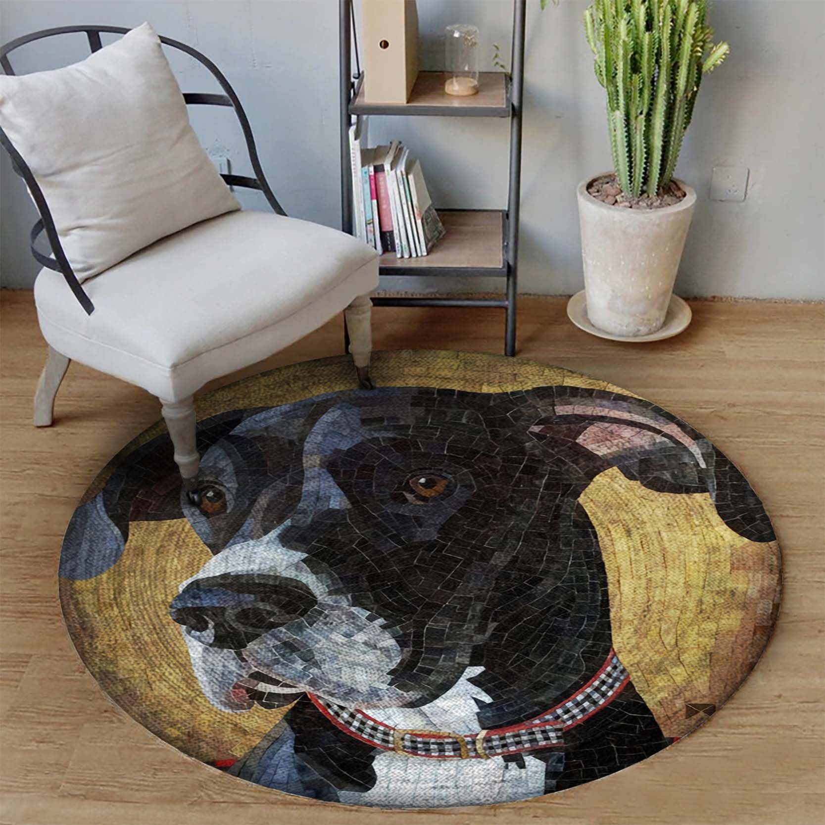 Dog Limited Edition Round Rug