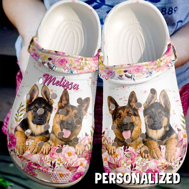 Dog Personalized Cute German Shepherds Crocs Clog Shoes