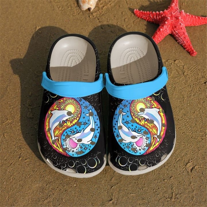Dolphin Art Crocs Clog Shoes