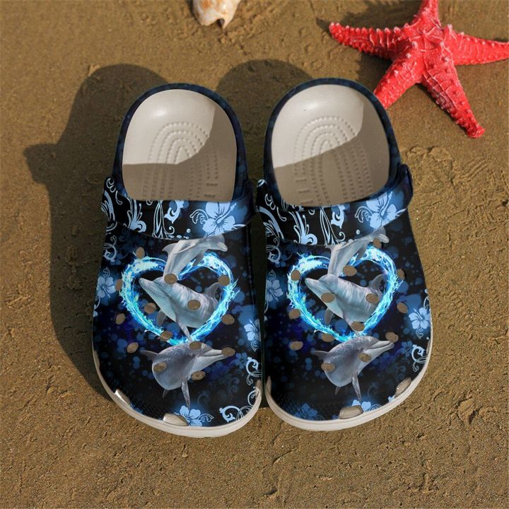 Dolphin Gorgeous Dolphins Crocs Clog Shoes