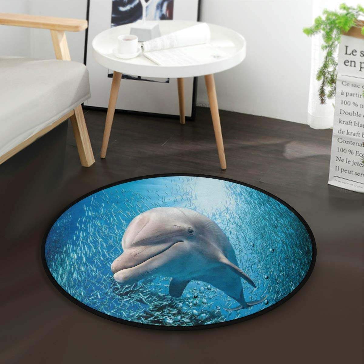 Dolphin Limited Edition Round Rug