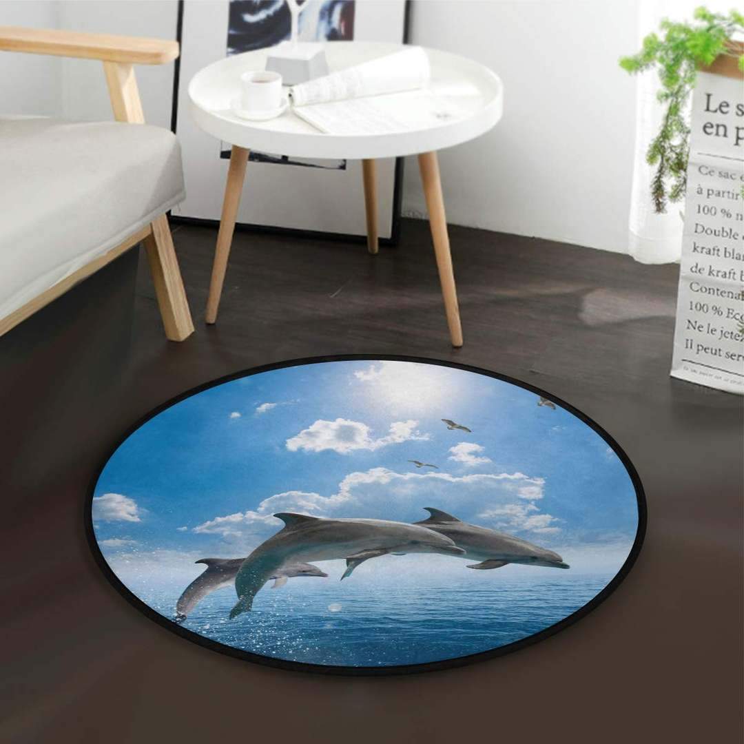 Dolphin Limited Edition Round Rug