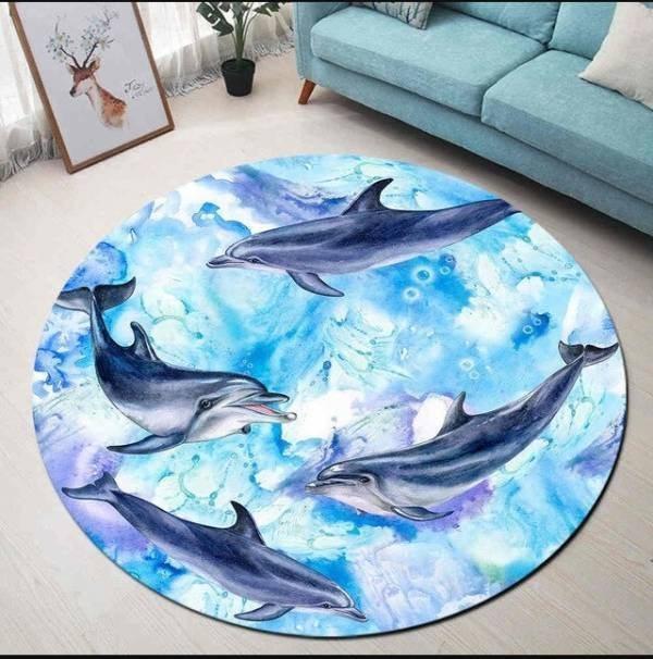 Dolphin Limited Edition Round Rug