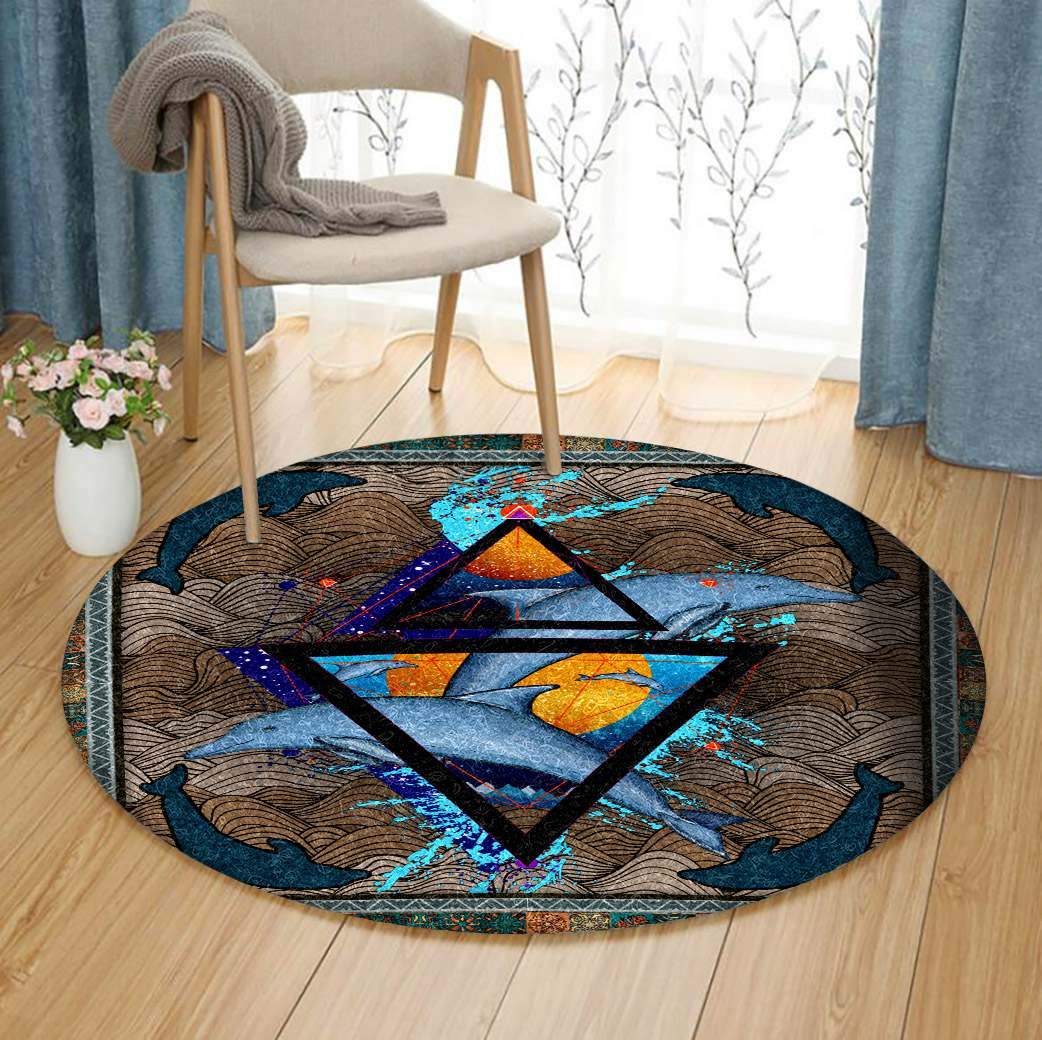 Dolphin Limited Edition Round Rug