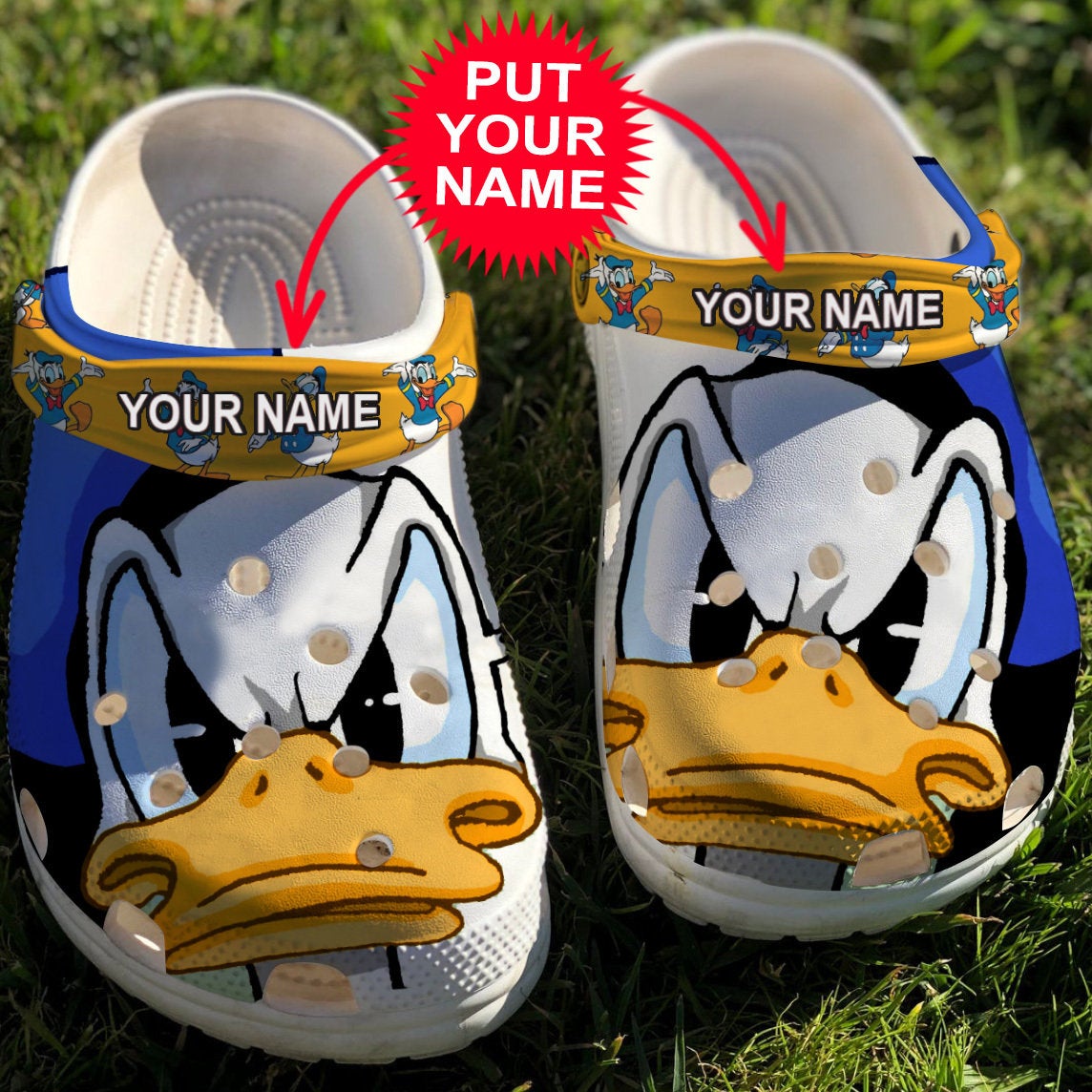 Donald Duck Disney Personalisation Crocs Clog Shoes