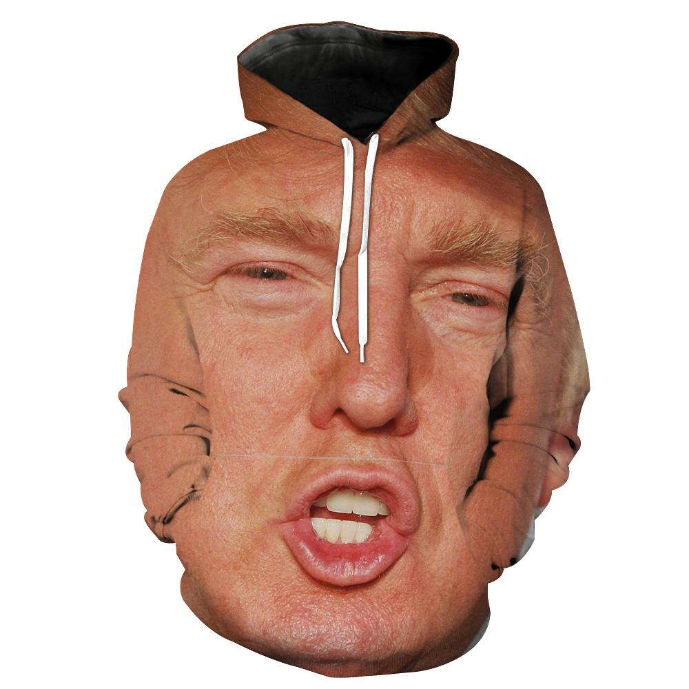 Donald Trump Face Funny Donald Trump Hoodie 3D