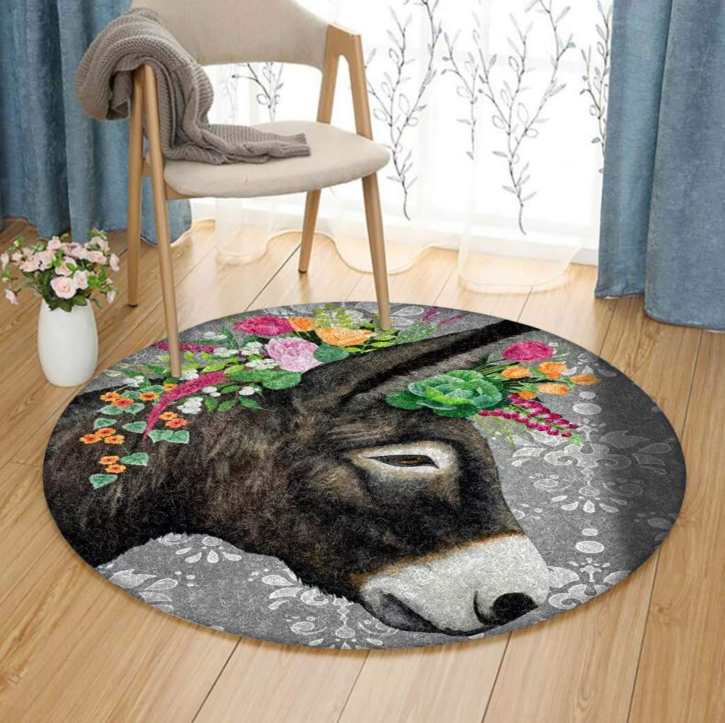 Donkey Limited Edition Round Rug