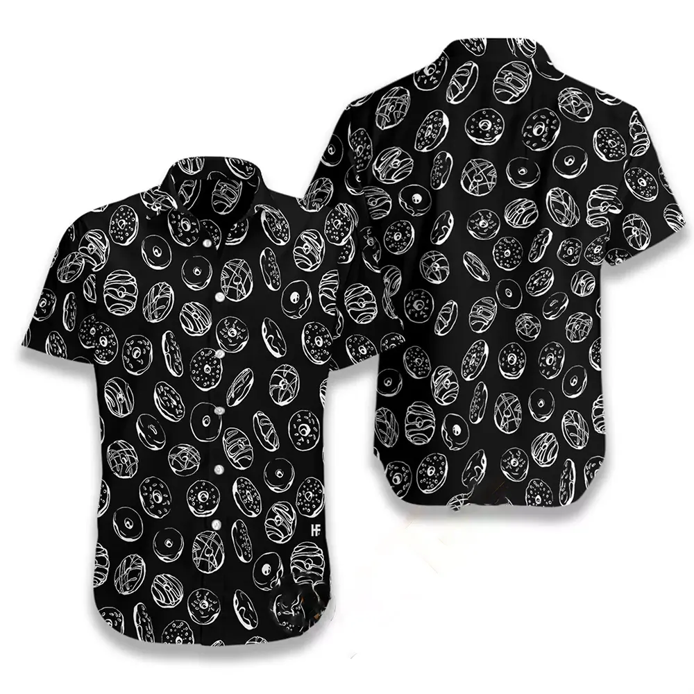 Donut Pattern Hawaiian shirts