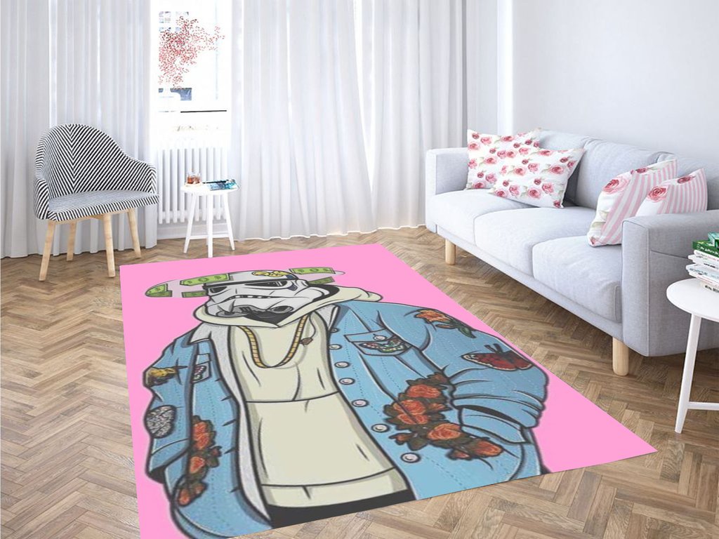 Dope Star Wars Wallpapwe Living Room Modern Carpet Rug