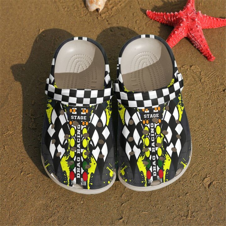Drag Racing Lovers Crocs Clog Shoes