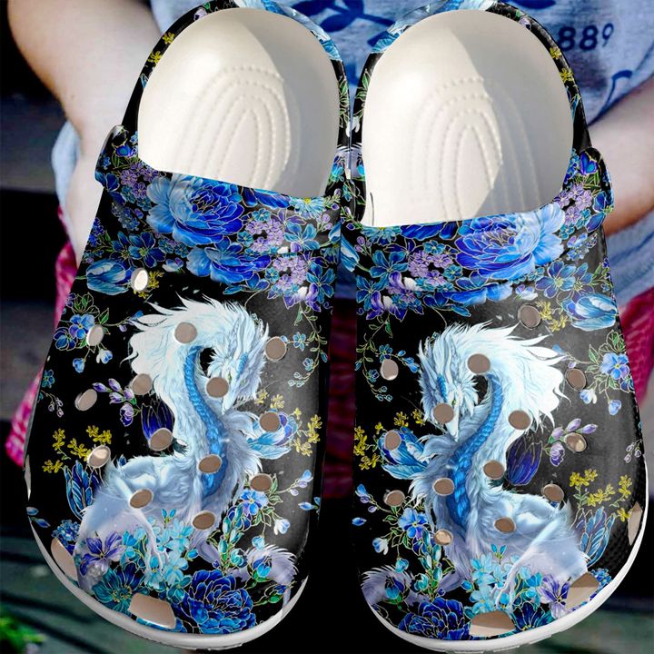 Dragon Art Crocs Clog Shoes