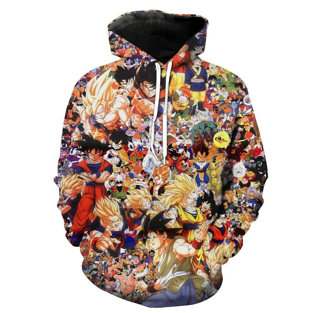 Dragon Ball All Characters Dbz Ands Hoodie 3D