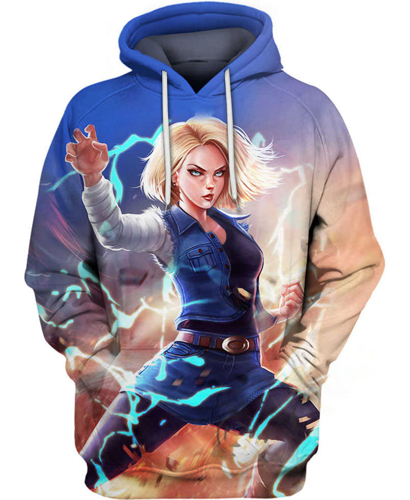 Dragon Ball Android Hoodie 3D
