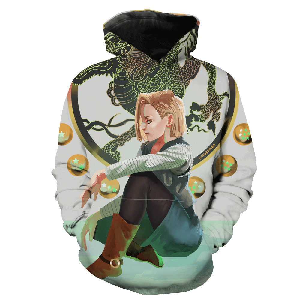 Dragon Ball Android Hoodie 3D