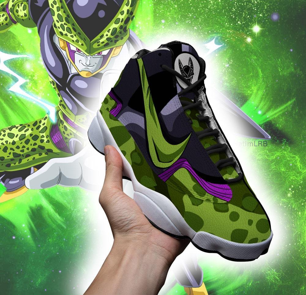 Dragon Ball Cell Skill Custom Anime Air Jordan Shoes