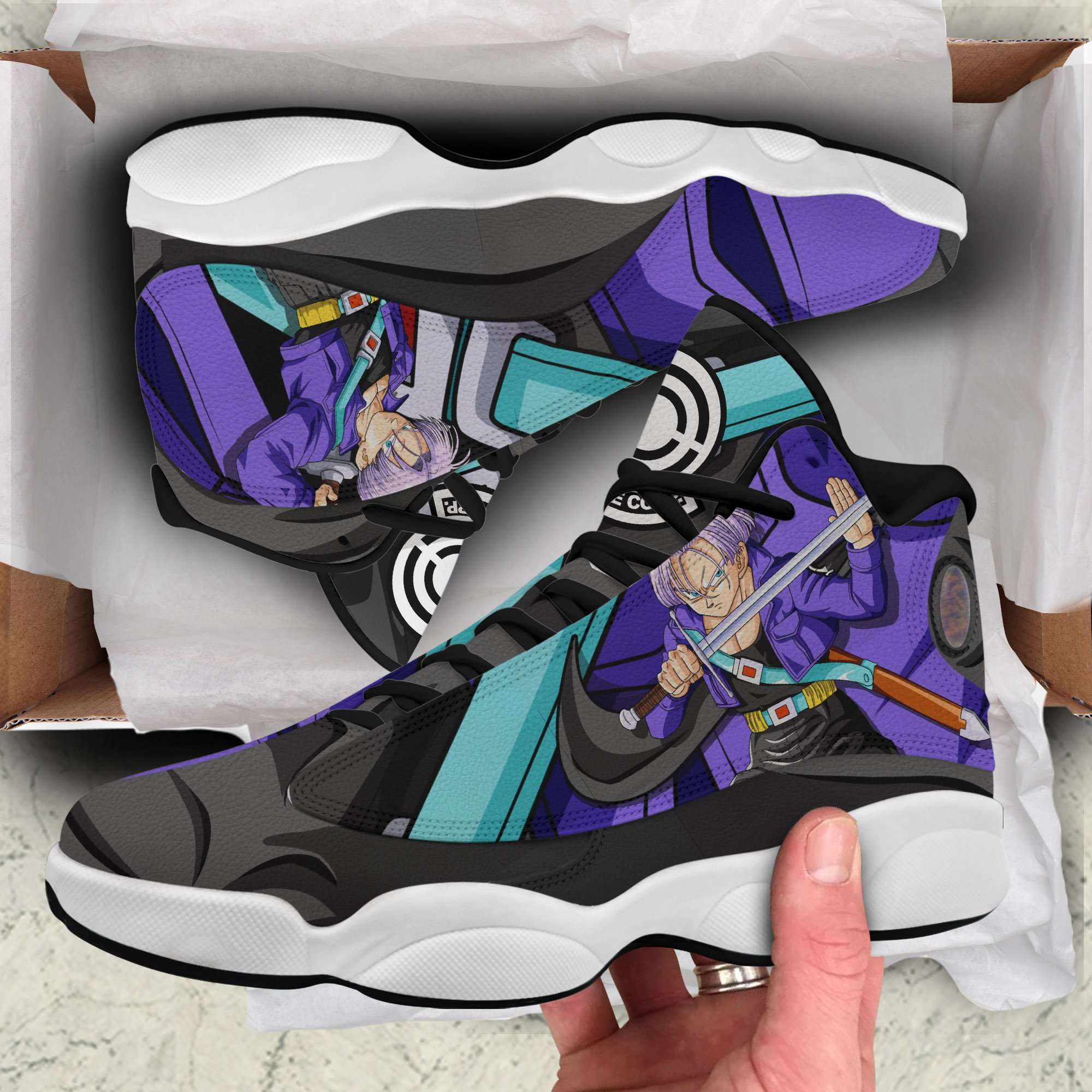 Dragon Ball Future Trunks Costume Anime Air Jordan Shoes
