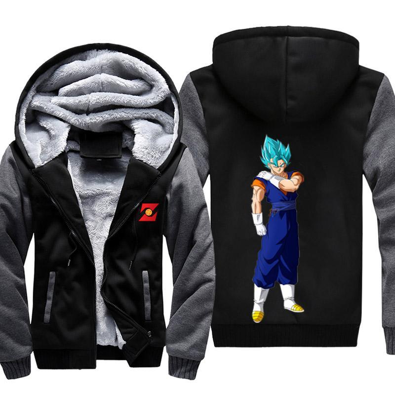 Dragon Ball Super Vegito Fleece Jacket Vegetto Jacket Hoodie 3D