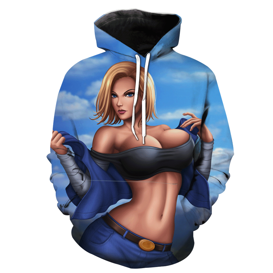 Dragon Ball Z Android Hoodie 3D