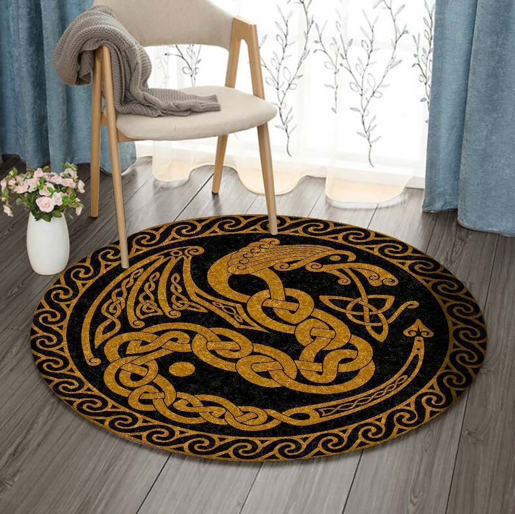 Dragon Celtic Limited Edition Round Rug