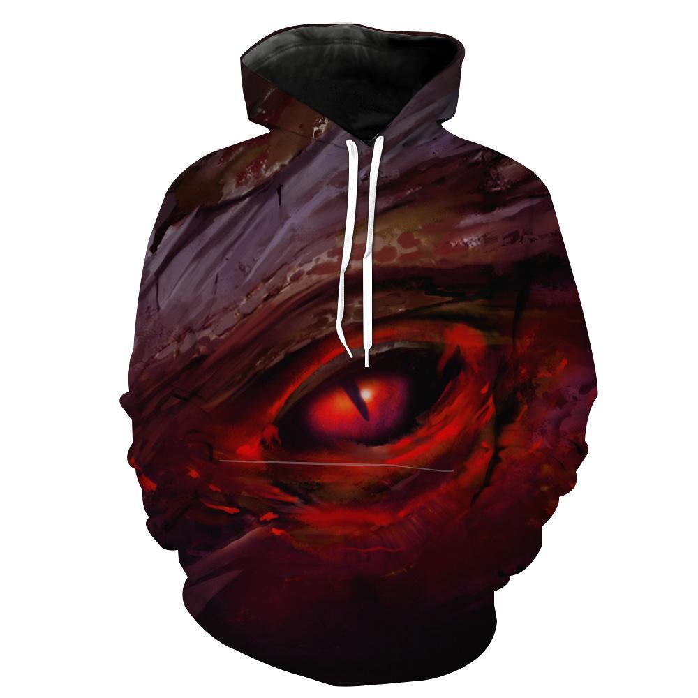 Dragon Eye Fantasy Dragon Hoodie 3D