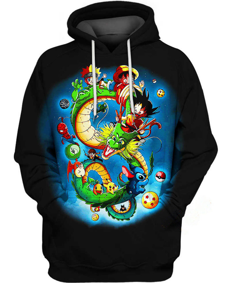 Dragon Freedom Hoodie 3D