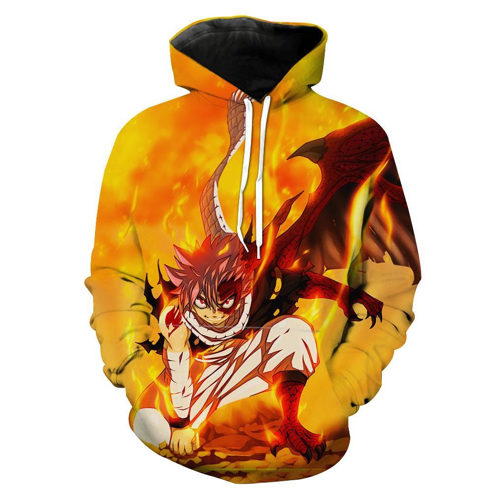 Dragon Natsu Fairy Tail Hoodie 3D