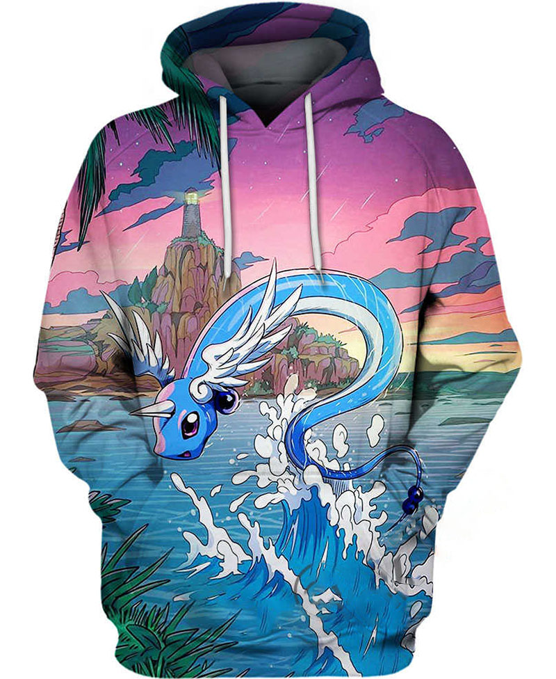Dragonair On The Water Hoodie 3D