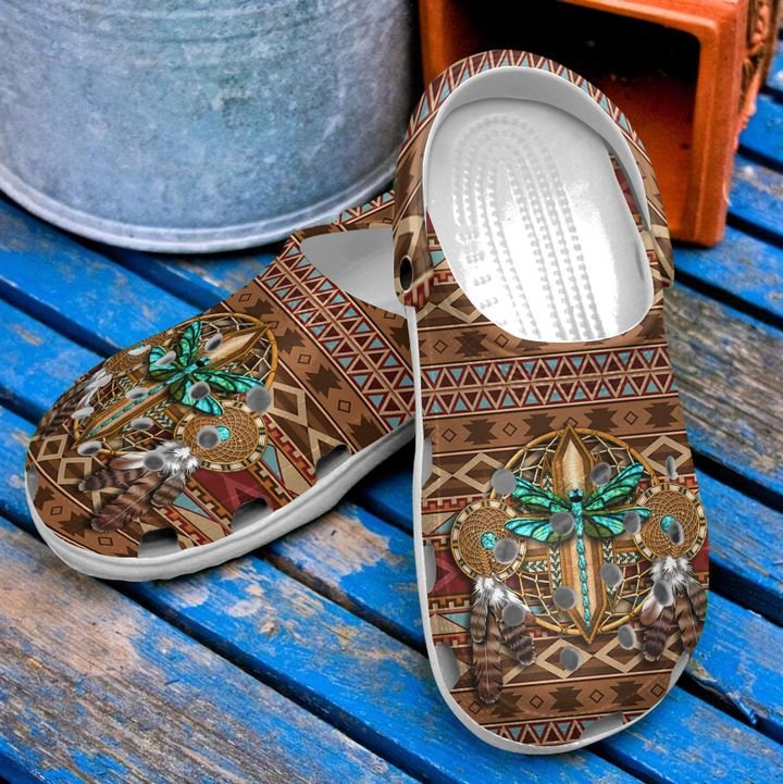Dragonfly Hippe Crocs Clog Shoes